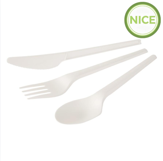 Ống Hút – Muỗng – Nĩa – Dao PLA tự phân hủy - Ảnh 3