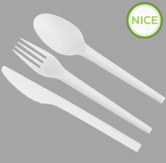 Ống Hút – Muỗng – Nĩa – Dao PLA tự phân hủy - Ảnh 2