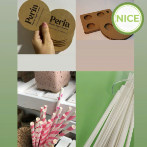 Ống hút giấy, cây khuấy, lót ly