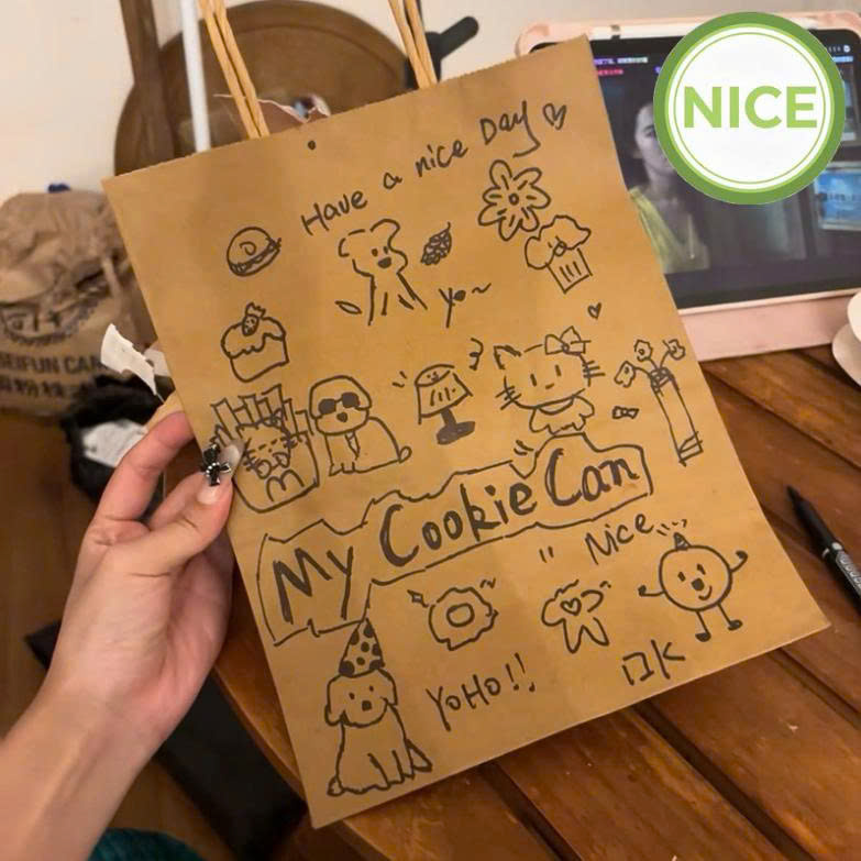 Túi giấy kraft có quai - Ảnh 6