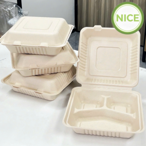 Alternative view of Hộp bã mía nắp gập