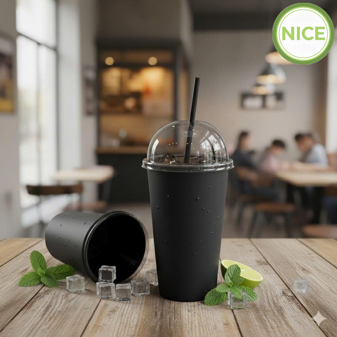 Ly nhựa PP màu đen