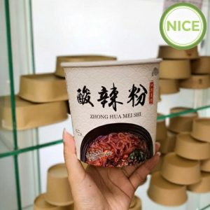 Tô giấy đựng canh nắp giấy