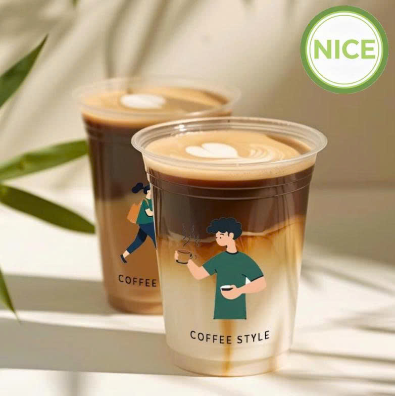 Ly nhựa PET đáy bằng đáy bầu - Ảnh 3