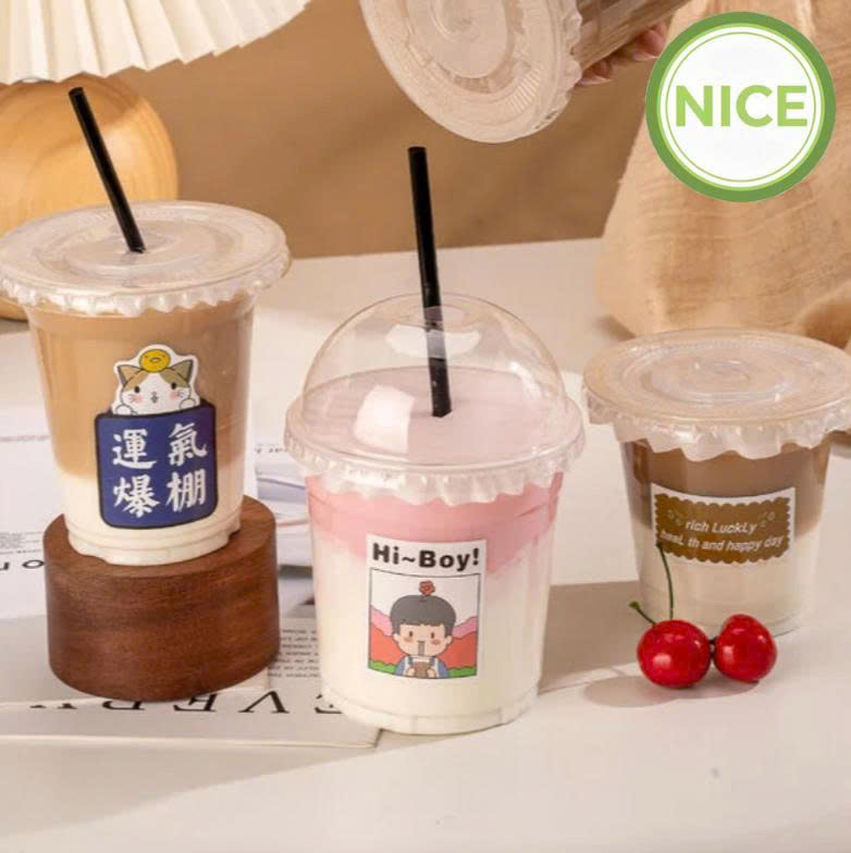 Ly nhựa PET đáy bằng đáy bầu - Ảnh 4