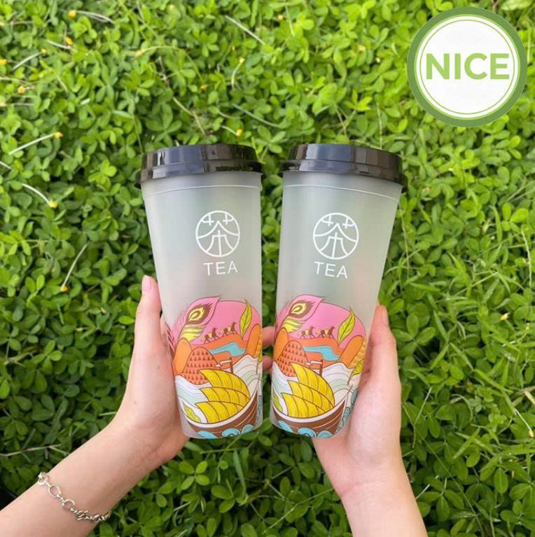 Ly ép nhựa mờ đáy bằng-đáy bầu