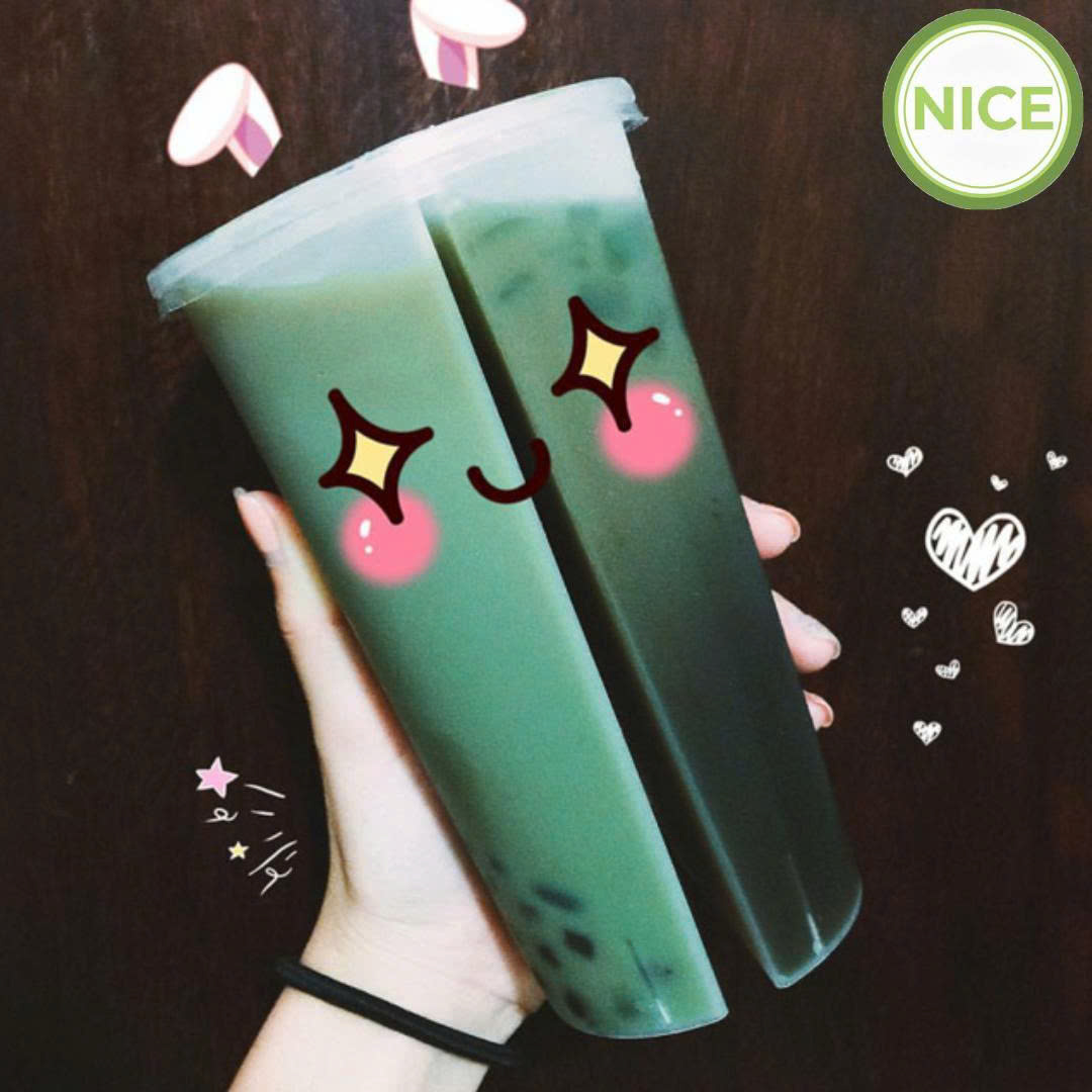 Ly nhựa 2 ngăn - Ảnh 4