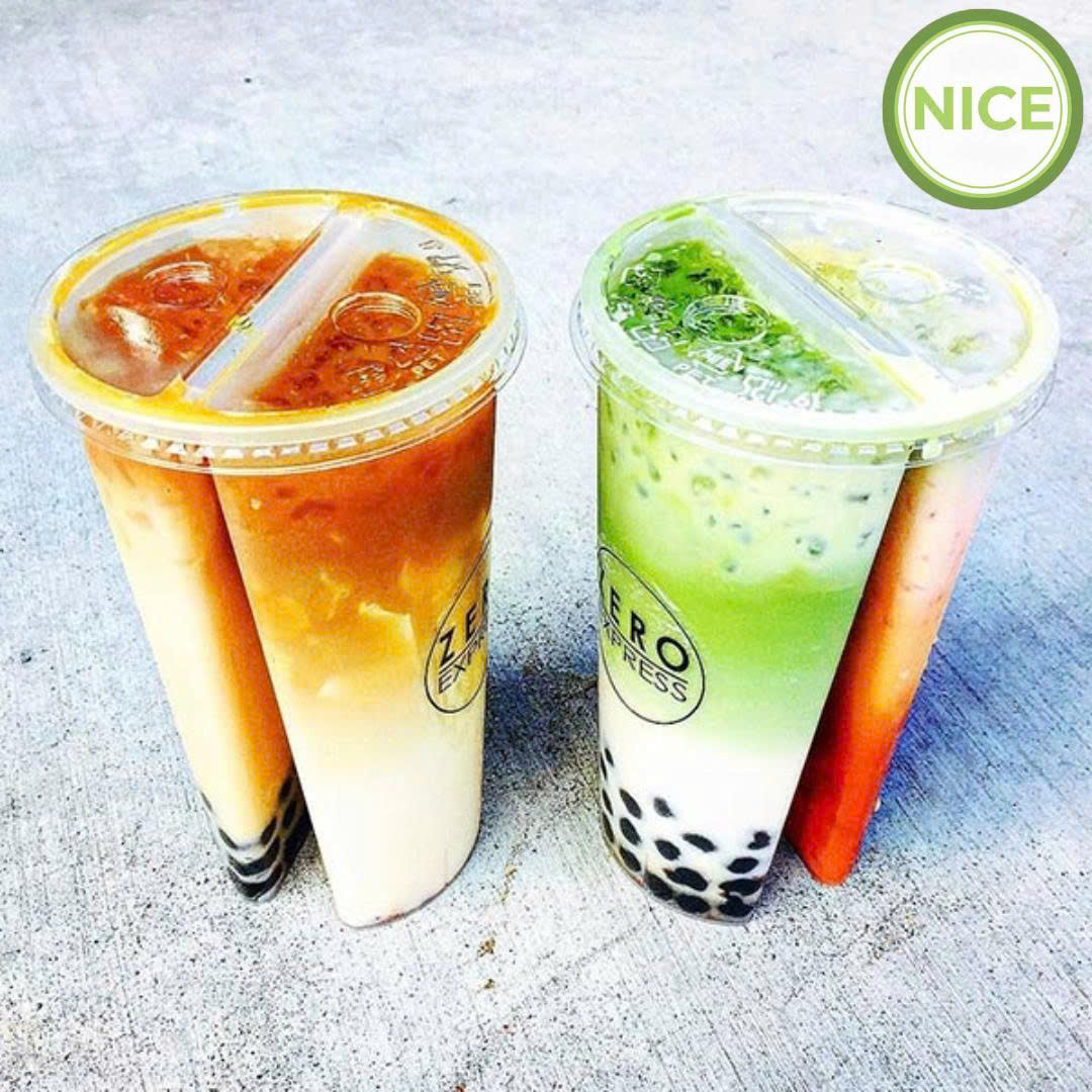 Ly nhựa 2 ngăn - Ảnh 3