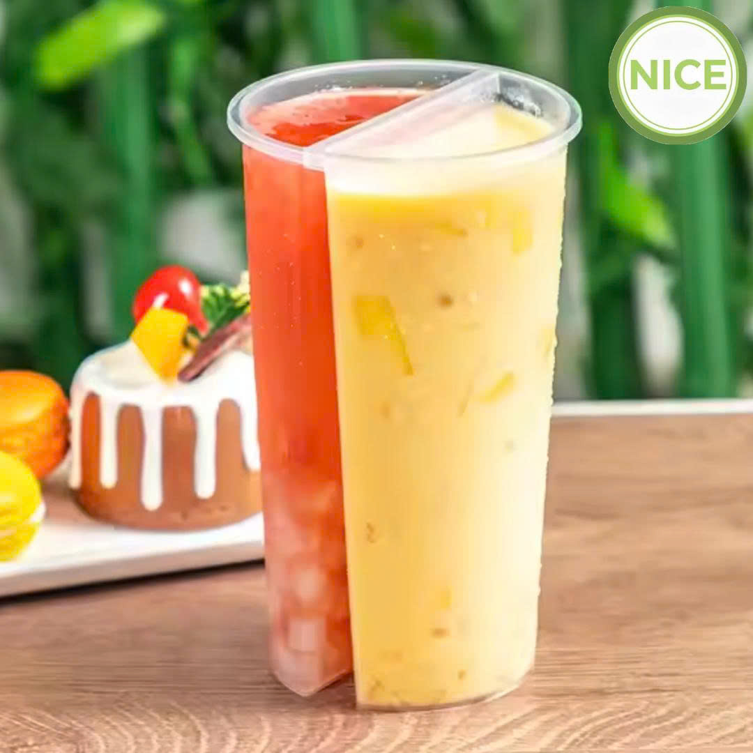 Ly nhựa 2 ngăn - Ảnh 6