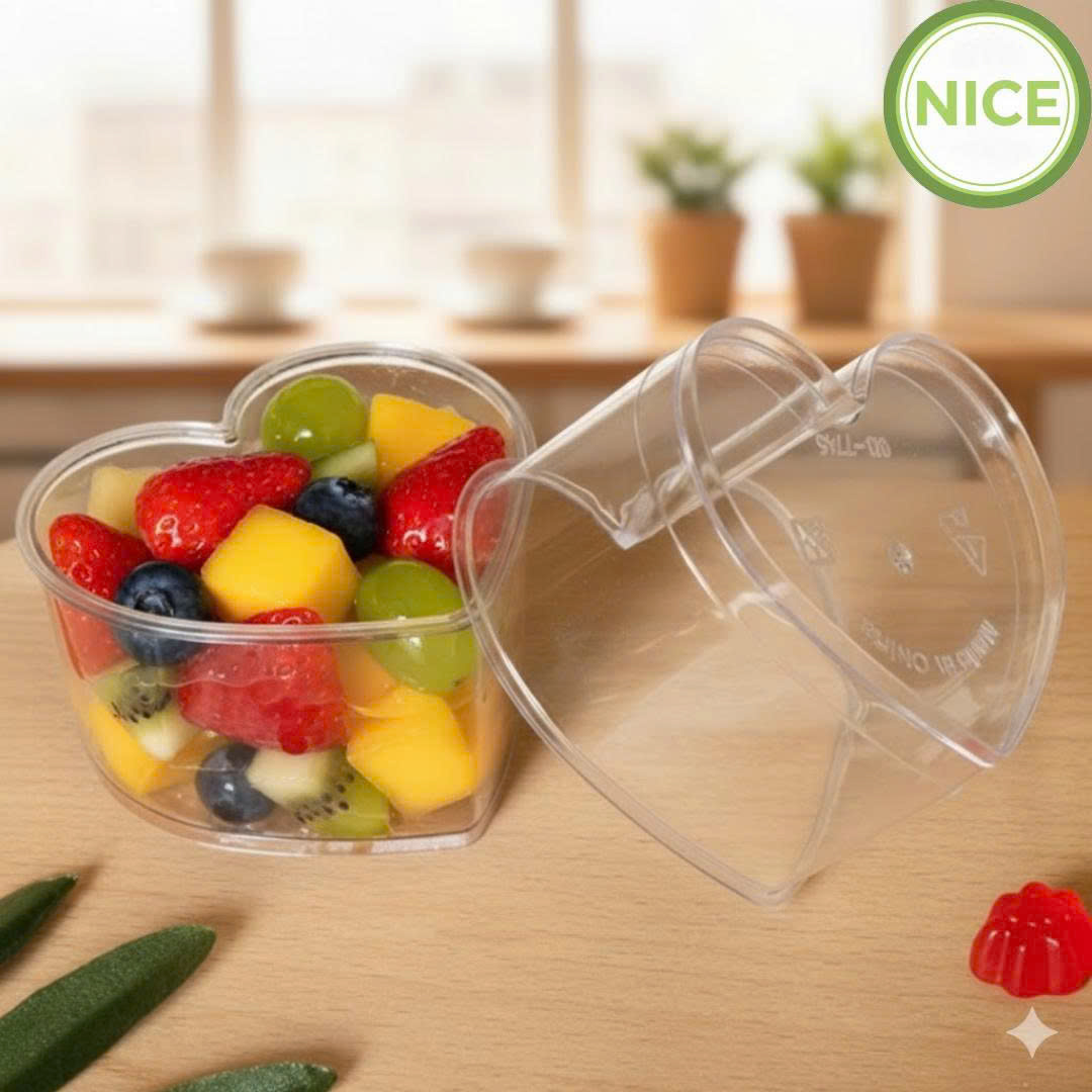 Cốc nhựa trái tim