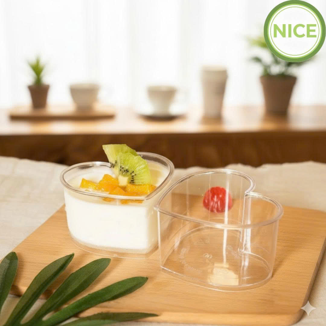 Ly/Cốc nhựa trái tim - Ảnh 6