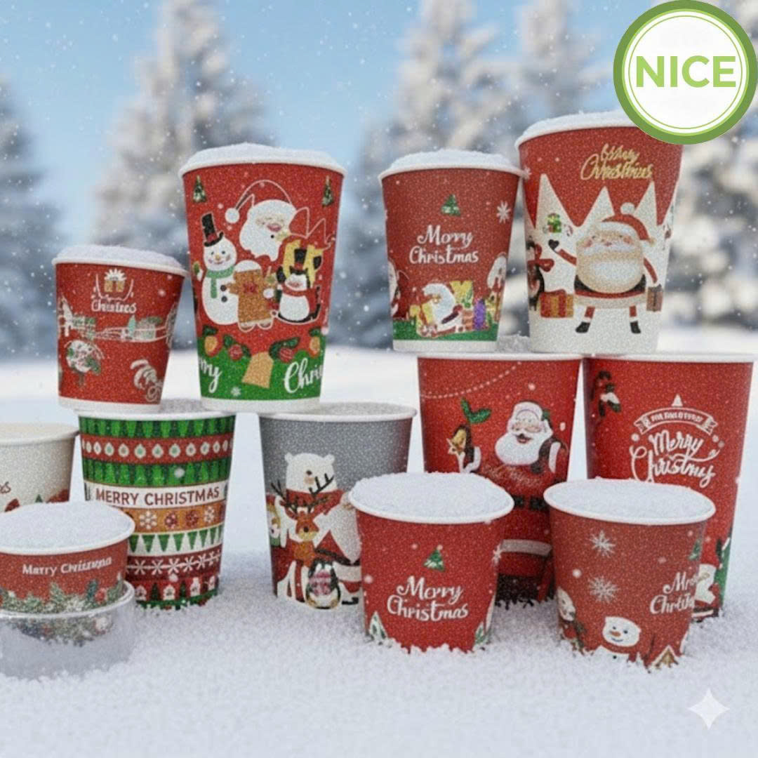 Ly giấy kim tuyến Noel - Ảnh 5