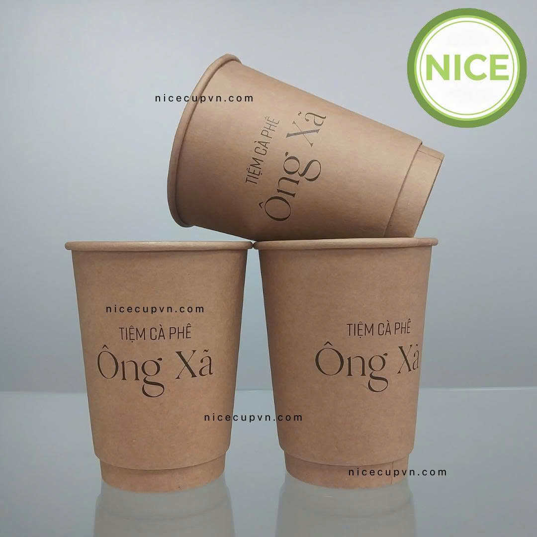 Ly giấy kraft 2 lớp - Ảnh 2